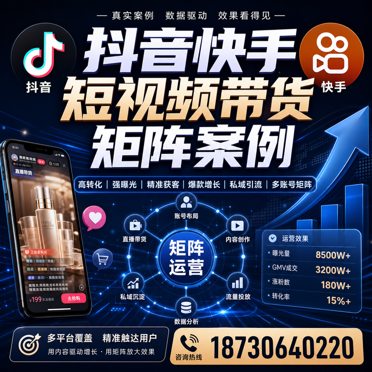 遂宁短视频带货团队多平台矩阵自动分发案例